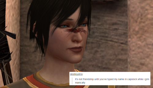 bubonickitten:Dragon Age II + text posts — Marian Hawke Marian Hawke and the terrible, horribl