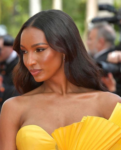 themakeupbrush:Jasmine Tookes in Tony Ward at the 2022 Cannes Film Festival