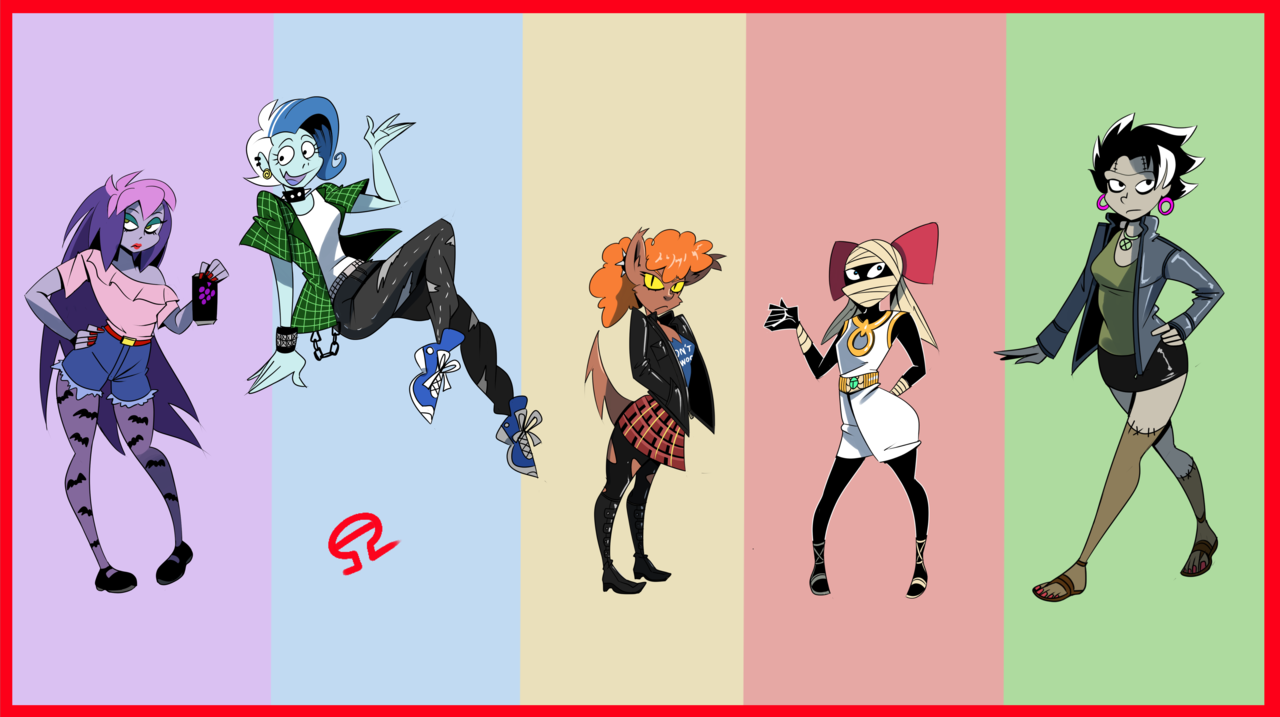 alvh-omega: Probably one of my last contributions to Spooktober. The Ghoul School