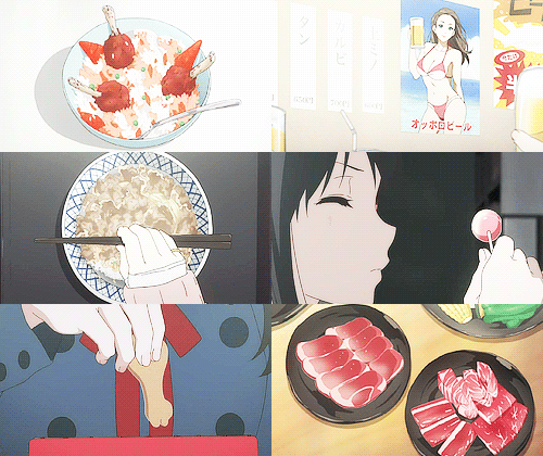 hattubel:   Kyoukai no Kanata ~ Food  