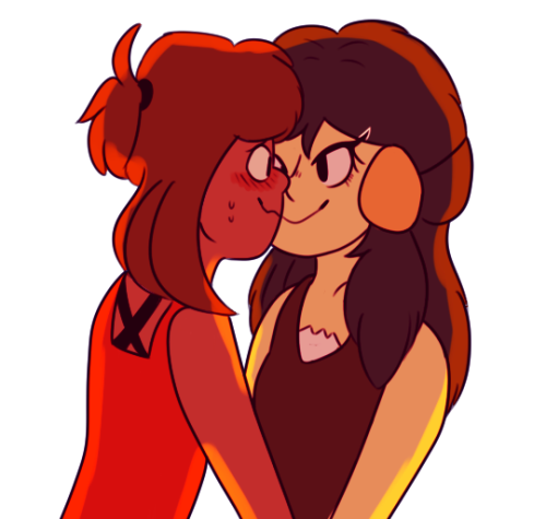 calmeremerald: [banging pots and pans] its femslash february