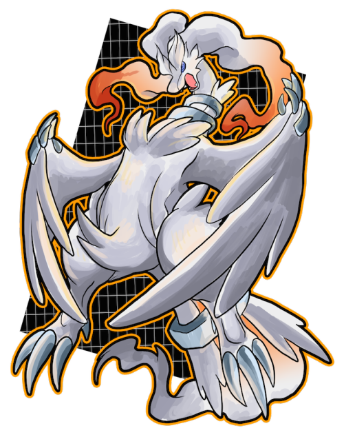 iris-sempi:RESHIRAM! What a cool dragon!I honestly really adore reshiram! You can buy it in my shop! 
