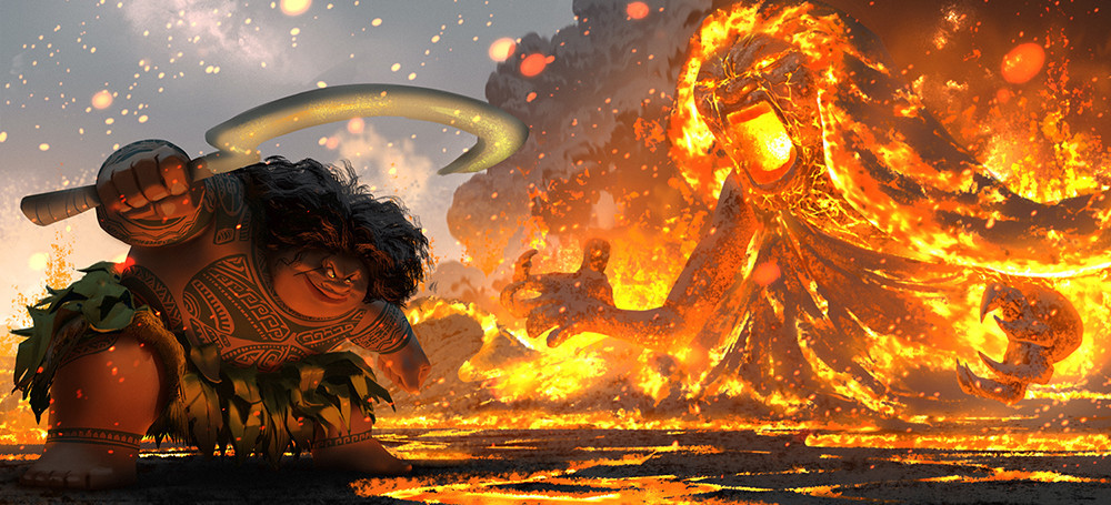 artbyall: “  Disney’s MOANA visual development “ by   ryan lang 