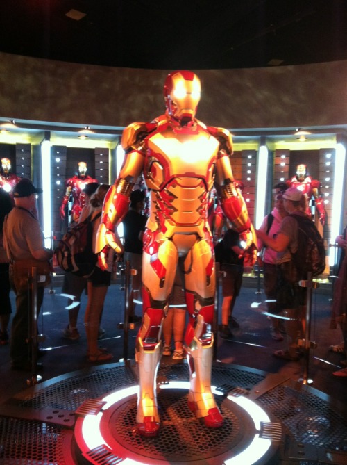 Went to the Ironman 3 exhibit at Disneyland’s Innoventions. It was awesome that the narrator for the area was Jarvis!!