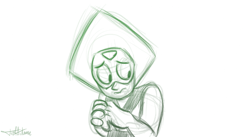 justautumn: “What if we-” “NO!” super simple animation of peridot cuz why
