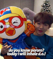 sefuns:Baby Hyun being adorbs // 161203 SM Super Celeb League