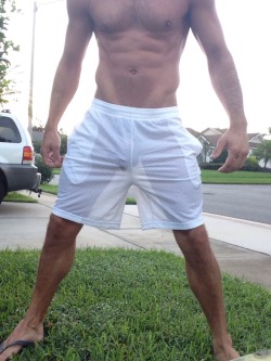 jockloads:  2hot2bstr8:  FUCK i literally would lick every centimeter of this stud……..those LEGS and that bulge♡♡♡  Freeballin jock
