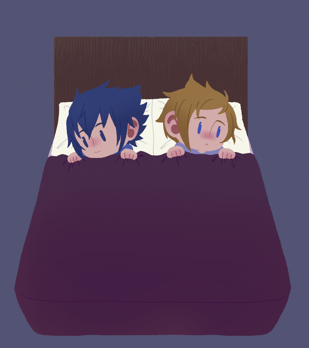 niansue:  @promptis-fanweek Day 7: Bed Sharing 