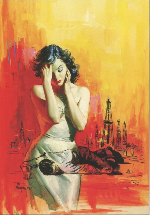 Robert Maguire aka R.A. Maguire aka Robert A Maguire (American, 1921-2005) - Wild Town, 1957 by Jim 