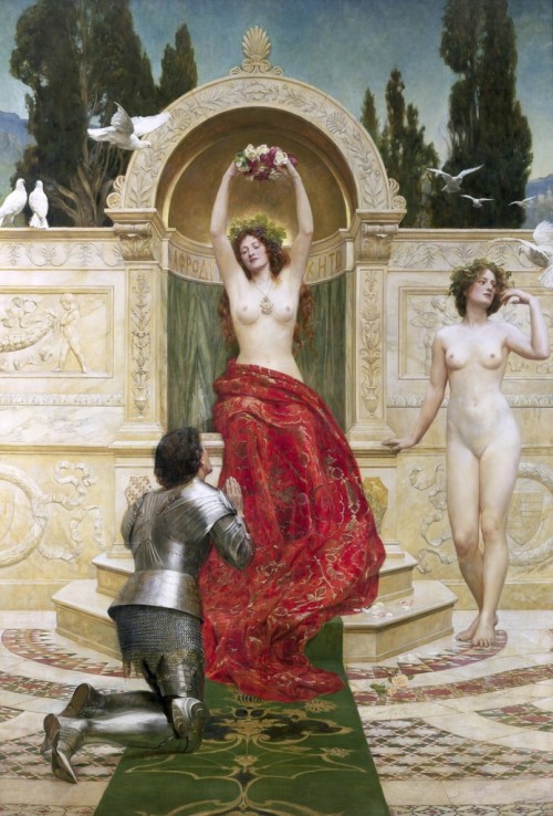 via-appia:Tannhäuser in the Venusberg, 1901John Collier (1850–1934)