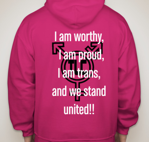 Get your #TransLifeChange hoodie this Black Friday Weekend for $35. After this weekend when they are