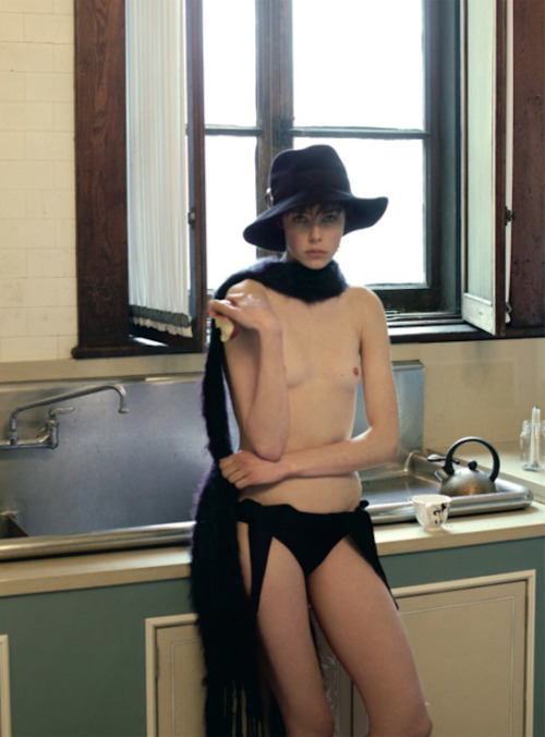 pussylesqueer: Edie Campbell - Vogue Italia by Steven Meisel, May 2013