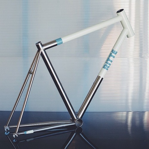 pristinecyclery:  Ritte’s stainless Snob, available in a few weeks - available in regular and race f