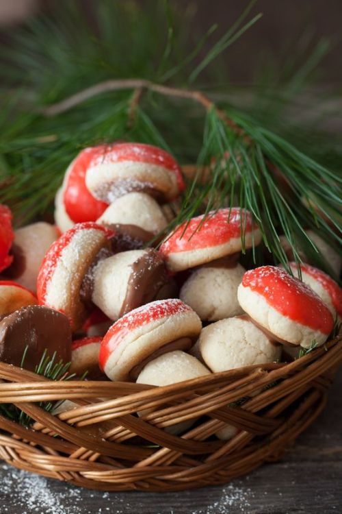 Christmas Recipes — Russian Mushroom “Gribochky” CookiesIngredients —Do