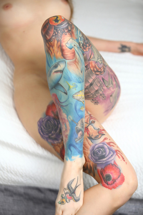thatattoozone:    Liya Suicidephototaker  SCOTTSMALLIN  