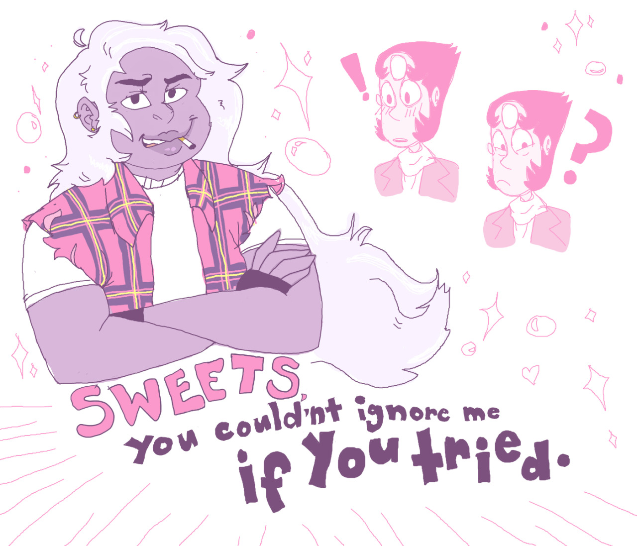 brappzannigan:  mechandra made that breakfast club/steven universe crossover photoset