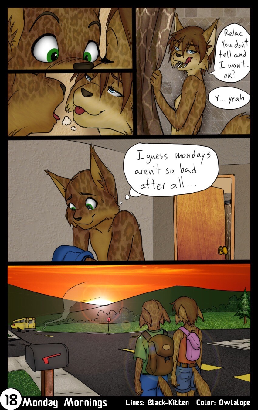hazrdwolf:   [Black-Kitten] Monday Mornings Part [2/2]   