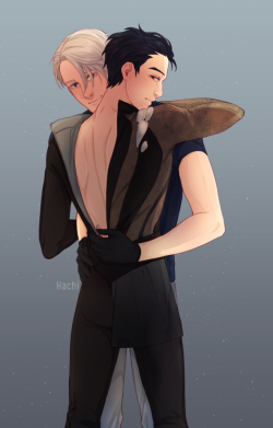 hachidraws:  There’s a lot of emotion behind their skating outfits/// ❤️️