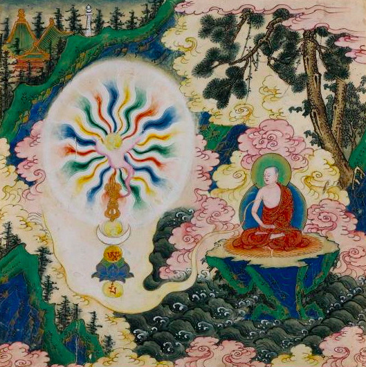 magictransistor:  Sarvavid Vairochana Album Leaves. China, Inner Mongolia. 1700s.