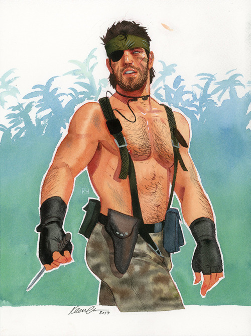 kevinwada:Naked Snake/Big BossFlame Con 2017 commission