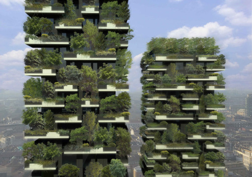 A 27-Story Vertical Forest Grows in Milan   Bosco Verticale was conceived in response to the alarmin