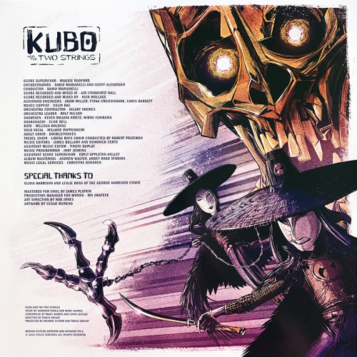 Dario Marianelli – Kubo and the Two Strings - Original Motion Picture Soundtrack Mondo, 2016 A