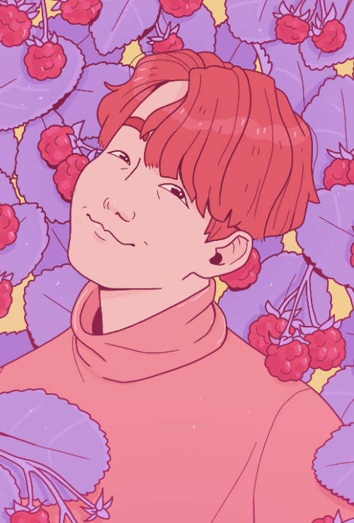 little crops of all my Boyz with Fruit illustrations