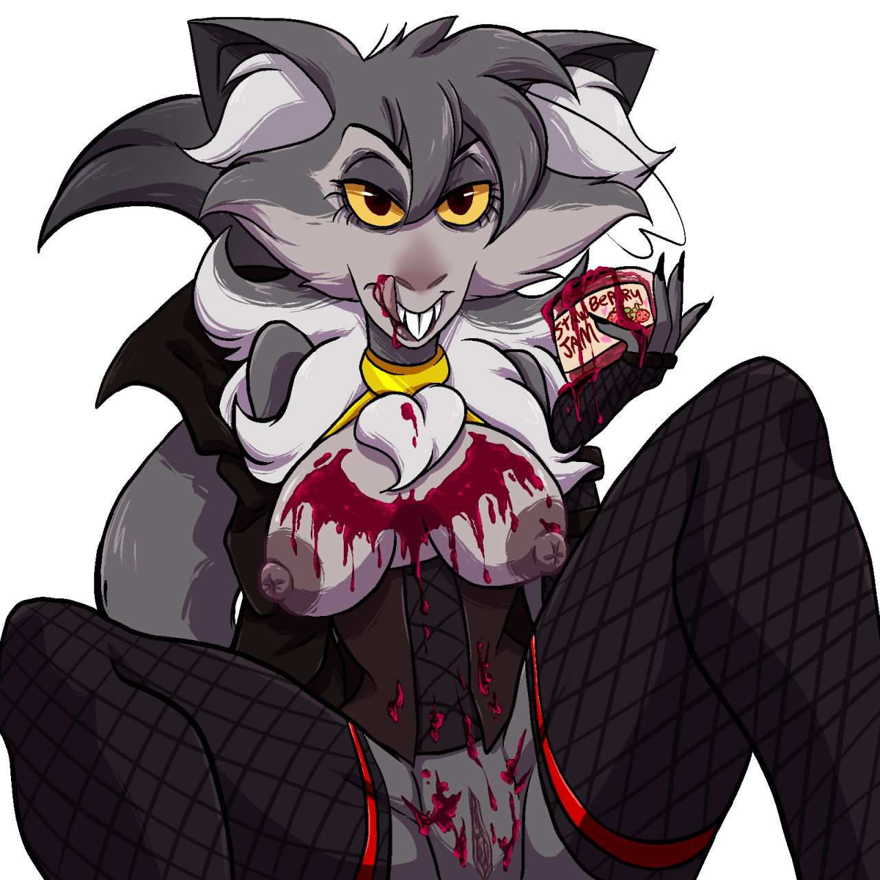 scaitblue:  aaand last pic , since is halloween here ~ now we have malanie as a Vamp