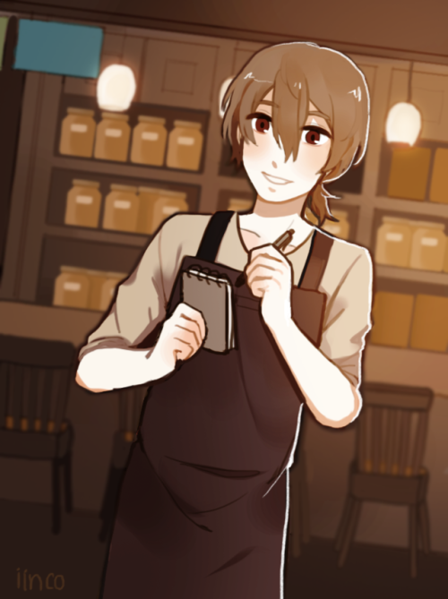 ask-akeshu - Barista!goro - O Will this ask blog ever answer...