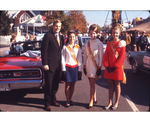 Circleville, Ohio, USA 1968 Pumpkin Queen Contest. The Contest Started In 1902, And Shown In The Photos