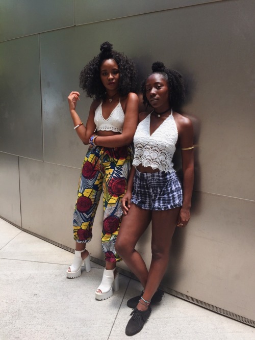 blackfashion:  Bobo x Bria bohemian collab! Bobo(left): thisfashionfiend , @thisfashionfiend_ Bria(r