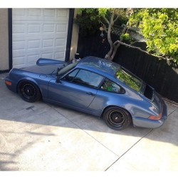 fatlace:  thee old daily driver got a refresh. If you ever see my pops driving it, throw him the Shaka! I ❤️aircooled. #porsche #964 #c4 #200ThousandMilesAndCounting
