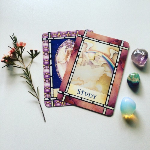 Morning OracleFt. Healing with Angels Oracle Cards Opalite, Ruby Fuchsite & Ametrine