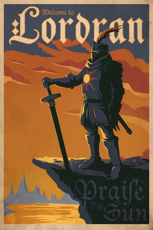 otlgaming:  DARK SOULS POSTERS You’ve beaten the game, or more accurately, the game has beaten you and now you can have a reminder of the many deaths you endured with a print from Crowsmack. Each oversized poster measures in at 24" x 36" and