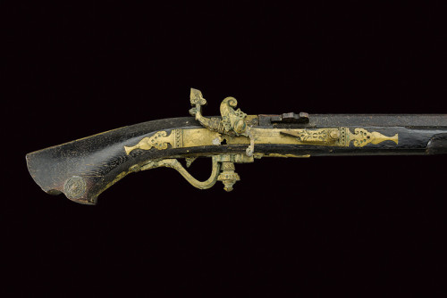 Indonesian matchlock musket, circa 1800.From Czernys