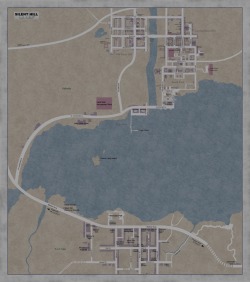 letters-from-silent-heaven:  Entire map of Silent Hill. 