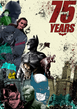 glenstoneartwork:  Batman 75th Anniversary A3 Photoshop print design mock-up…  www.glenstoneillustration.co.uk www.glenstoneartwork.tumblr.com email:info@glenstoneillustration.co.uk