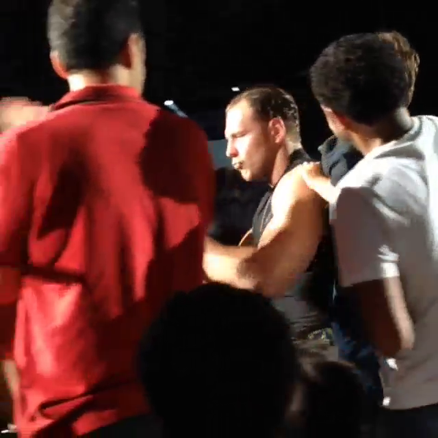 foreverambrose:  Dean making his entrance in Abu Dhabi 