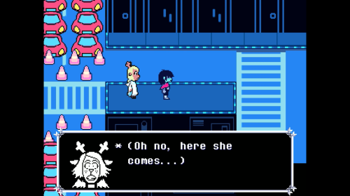 Queen Tries To Dismiss The Idea And Play It Off As A Joke But… She And Berdly Are CONSTANTLY Set As