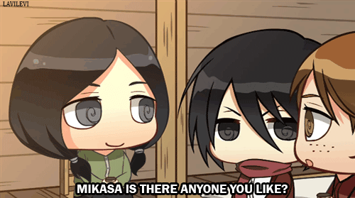 lavilevi:Her feelings for Eren are canon and obvious