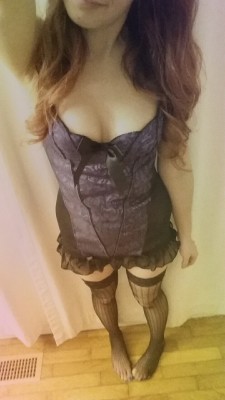 mccprincess:  Purple and Black  Lingerie and Jack  ❤👑🎀  Wow