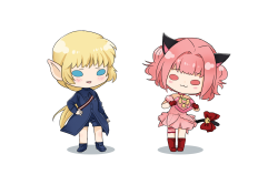 redsketches:  Some Mew Ichigo and Blue Knight