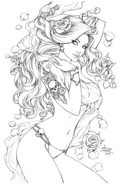 comicsodissey:LADY DEATH: DREAMY pencils by Sabinerich