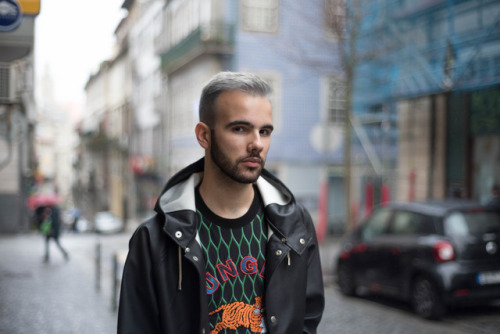 Foi a primeira vez que fotografei com o Tiago Lemos, o meu cabelo estava cinza (Toni &amp; 