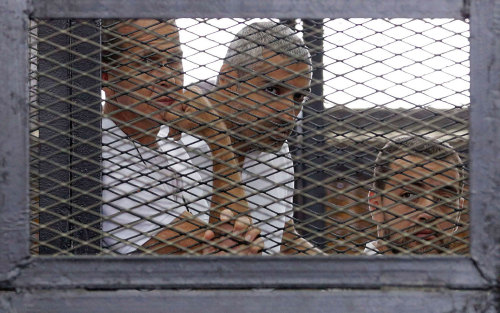 aljazeeraamerica:Egypt considers pardons for Al Jazeera staff(Photo: Reuters) 