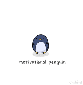 featherbrainednotions:  motivational penguin