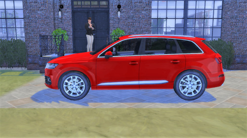 lorysims:  Audi Q7 by LorySims  Lot and screenshots by @colbenuk The Audi Q7 boasts dynamic performa