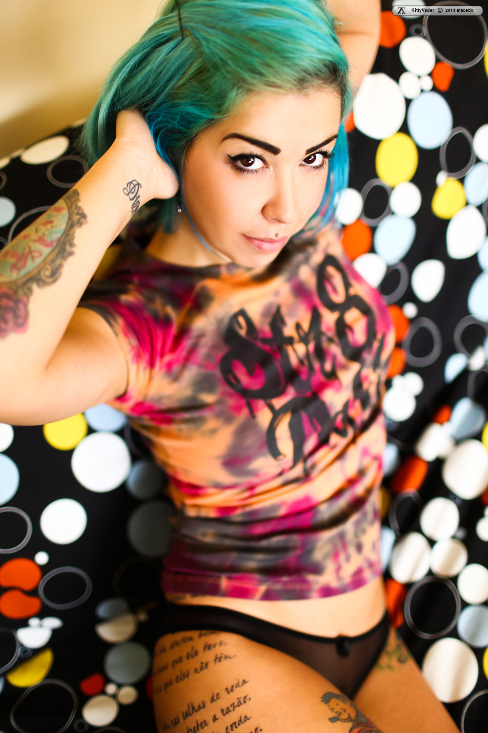 zivity:  Kitty Vader in Dot Dot Dot by Macedo See the full set of 30 photos on Zivity!