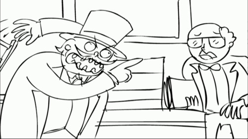 thewardeness: It Could Have Been: From Animatic To Final (Part 5) // Season 1, Episode 10: Time Poli