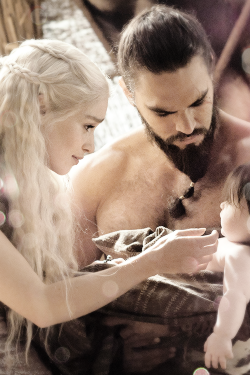 gameofthronesdaily:  &ldquo;When the sun rises in the west and sets in the east. When the seas go dry and mountains blow in the wind like leaves. When your womb quickens again, and you bear a living child. Then he will return, and not before.&rdquo; 